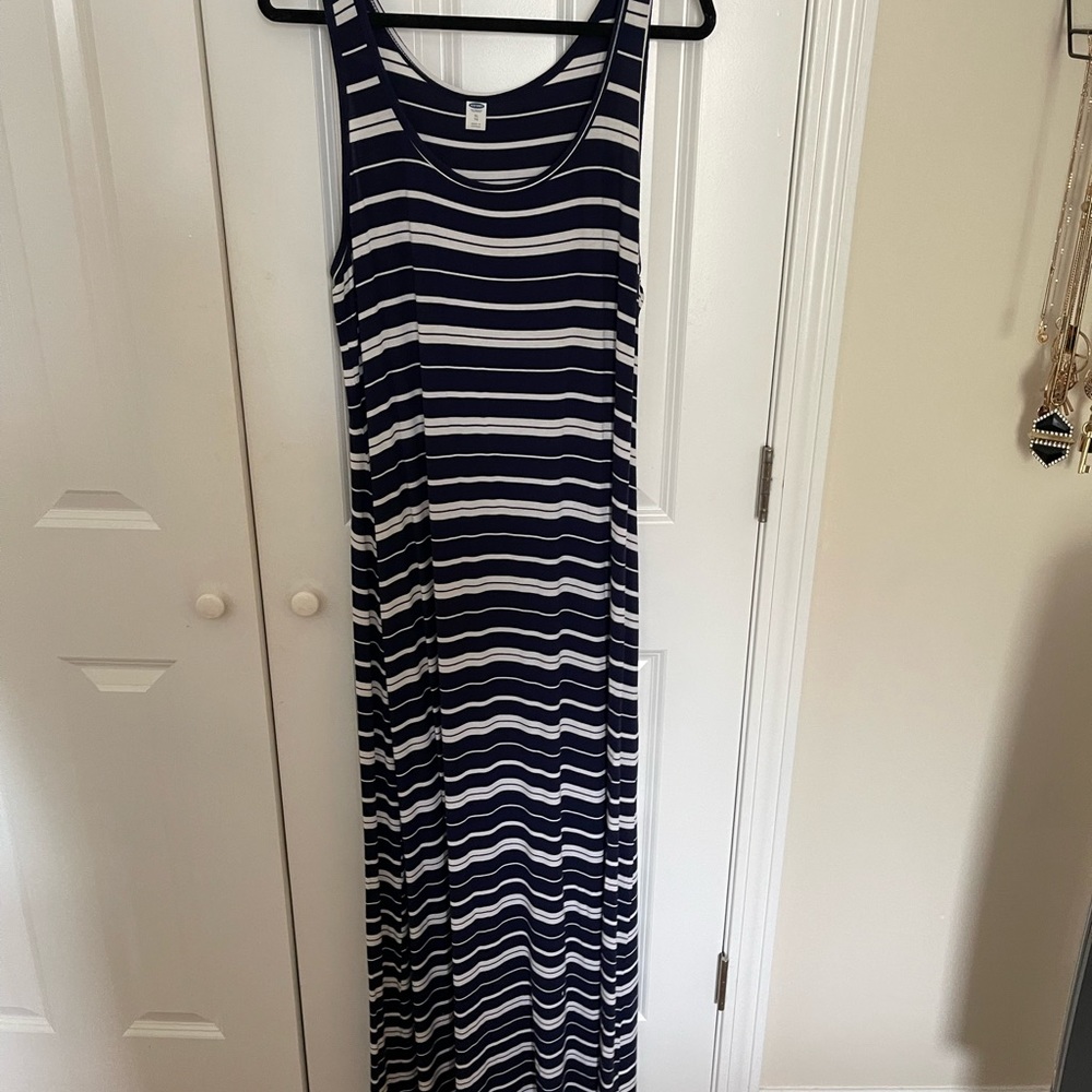 Striped maxi dress